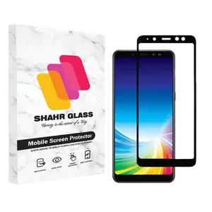 محافظ صفحه نمایش شهر گلس مدل FUL مناسب برای گوشی موبایل سامسونگ Galaxy A8 Plus