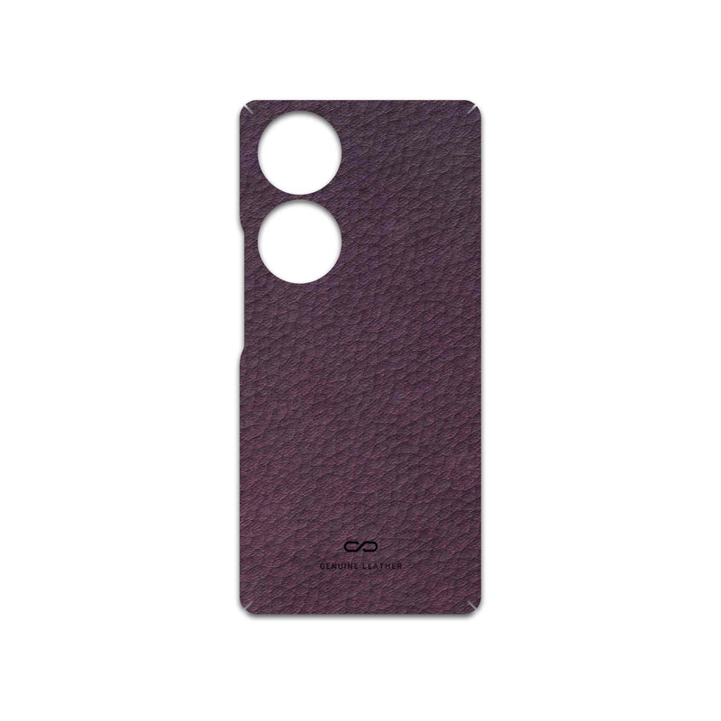 برچسب پوششی ماهوت مدل Purple-Leather مناسب برای گوشی موبایل آنر 70