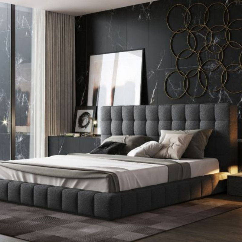 تخت خواب دونفره مدل لنوکس سایز 180×200 سانتی متر تخت خواب دونفره مدل لنوکس سایز 180×200 سانتی متر