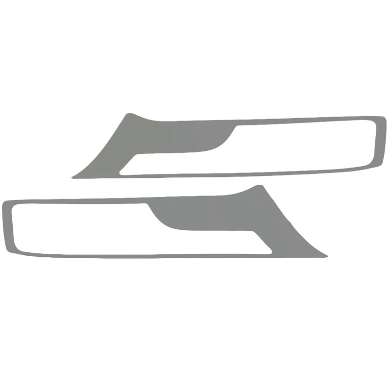 قاب طلق چراغ مه شکن سپر جلو نیرواناتیون طرح استیل مدل 02 مناسب برای دنا پلاس مجموعه 2 عددی