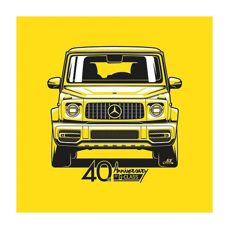 برچسب لپ تاپ پویا مارکت طرح بنز جی کلاس کد 2243