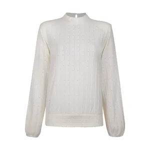 بلوز زنانه هفت مدل 75514 رنگ شیری