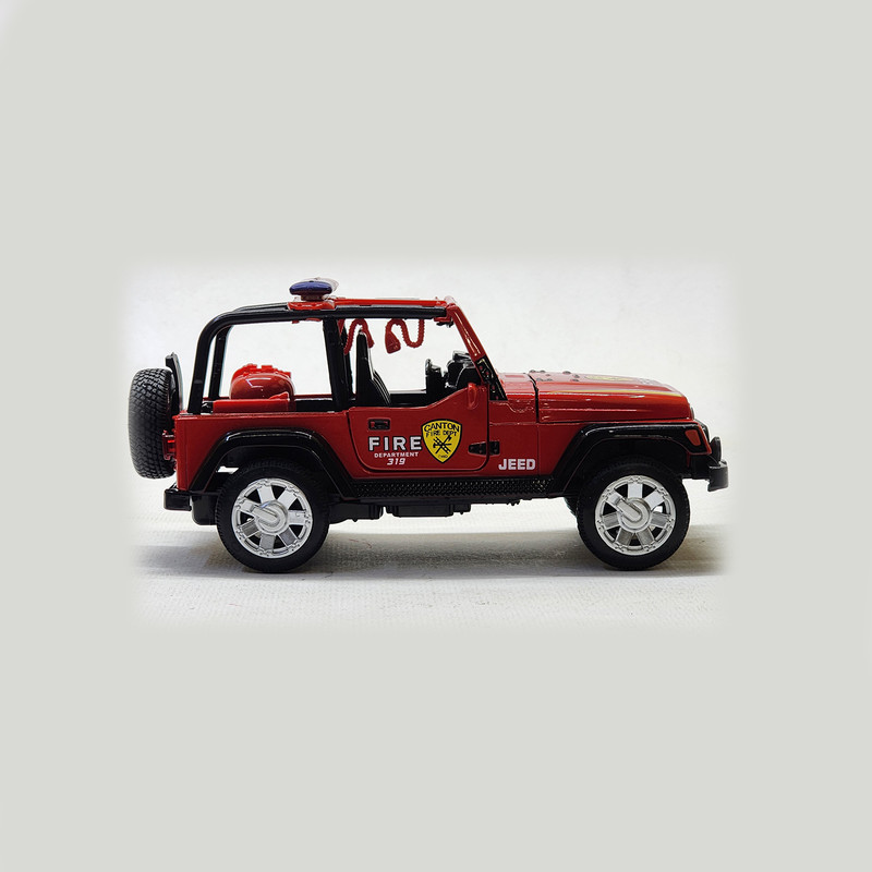 ماشین بازی مدل فلزی جیپ پلیس طرح jeep off road