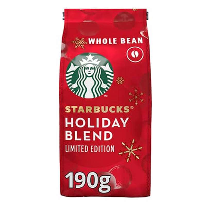 دانه قهوه holiday blend استارباکس - 190 گرم