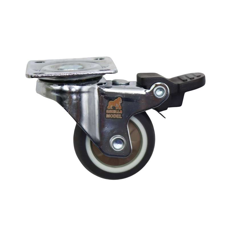 چرخ گردان کفی‌دار مدل ترمز دار کد YP-GARDAN-35MM