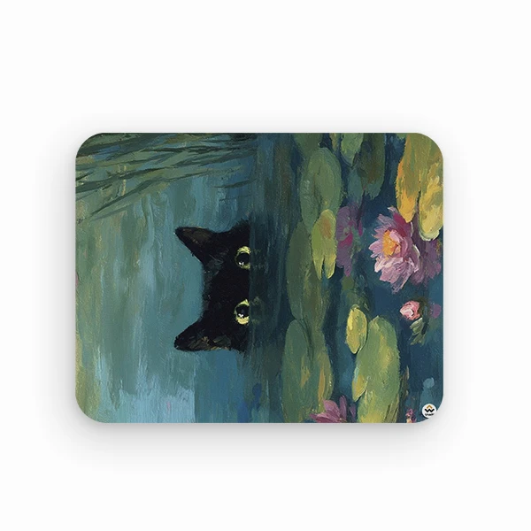 ماوس پد شادیت مدل گربه و مرداب کد520 سایز 19*24 سانتی متر