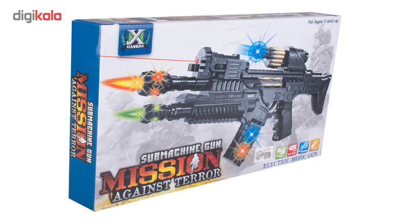 تفنگ اسباب بازی مدل Submachine Gun تفنگ اسباب بازی مدل Submachine Gun