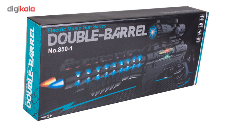 تفنگ اسباب بازی مدل Double Barrel