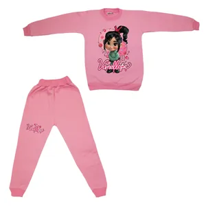 ست سویشرت و شلوار دخترانه مدل وانلوپی