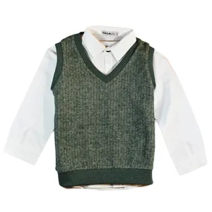 پیراهن و جلیقه سوگلی مدل ClassicGreen