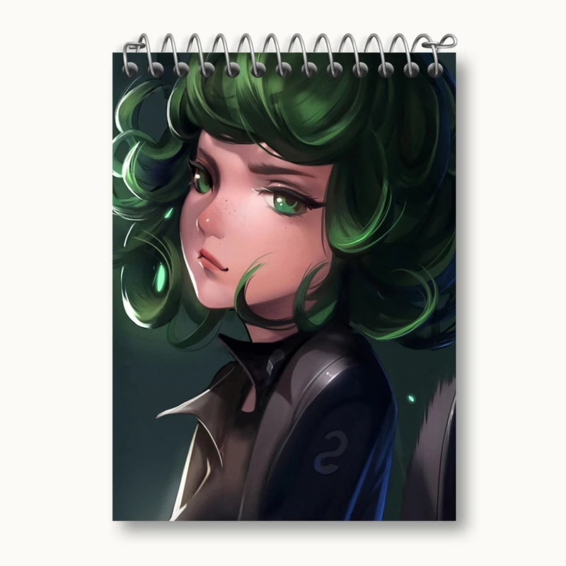 دفتر یادداشت 50 برگ خندالو مدل تاتسوماکی انیمه مرد تک مشتی One Punch Man کد 11397