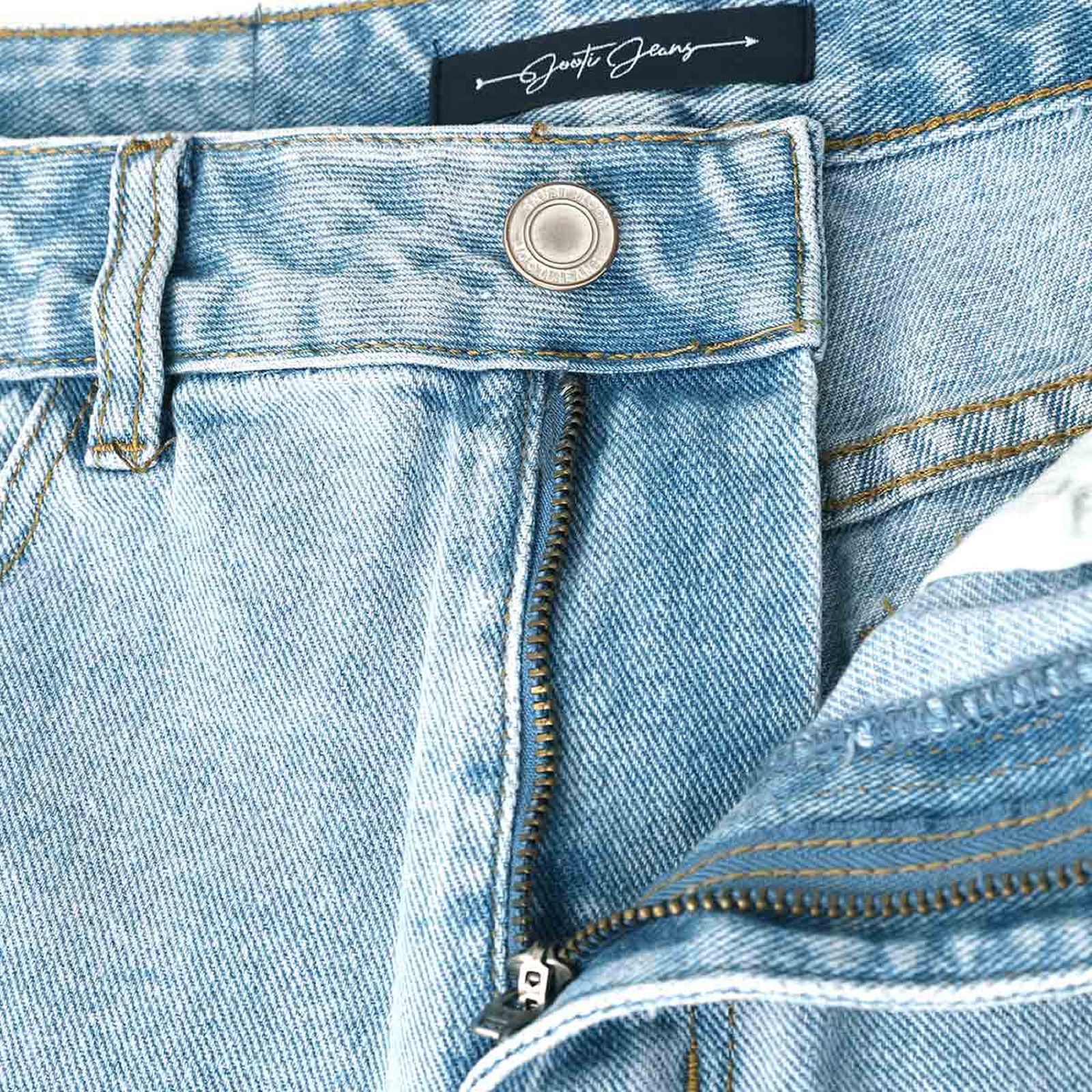شلوارک زنانه جوتی جینز مدل 20262 رنگ آبی -  - 5