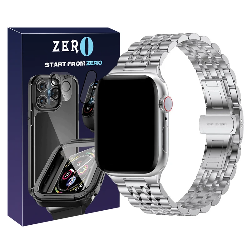 بند زیرو مدل 7Bead ZR مناسب برای اپل واچ سری 7/8/9 سایز 41 میلی متری