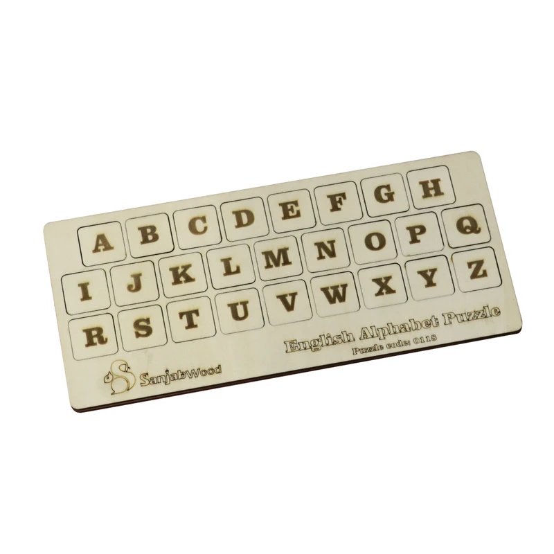 بازی آموزشی انگلیسی سنجاب وود مدل Alphabet Puzzle 02