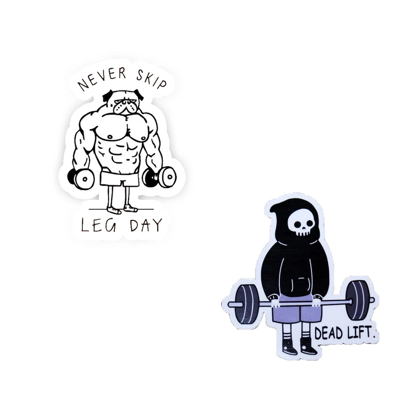 استیکر لپ تاپ و موبایل بووم طرح سگ ورزشکار کد 294 مجموعه 2 عددی