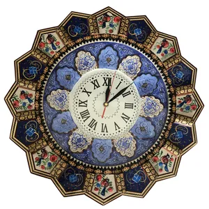 ساعت خاتم کاری طرح گل و مرغ کد DF552