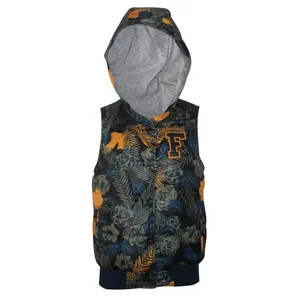 کاپشن زنانه فرانکلین مارشال مدل Zip Hood No Sleeve کد 513T