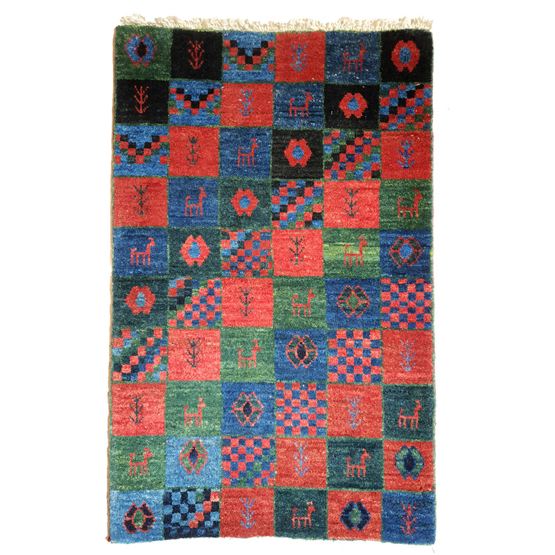 گبه دستباف لاکچری اچ کی کد GB-29