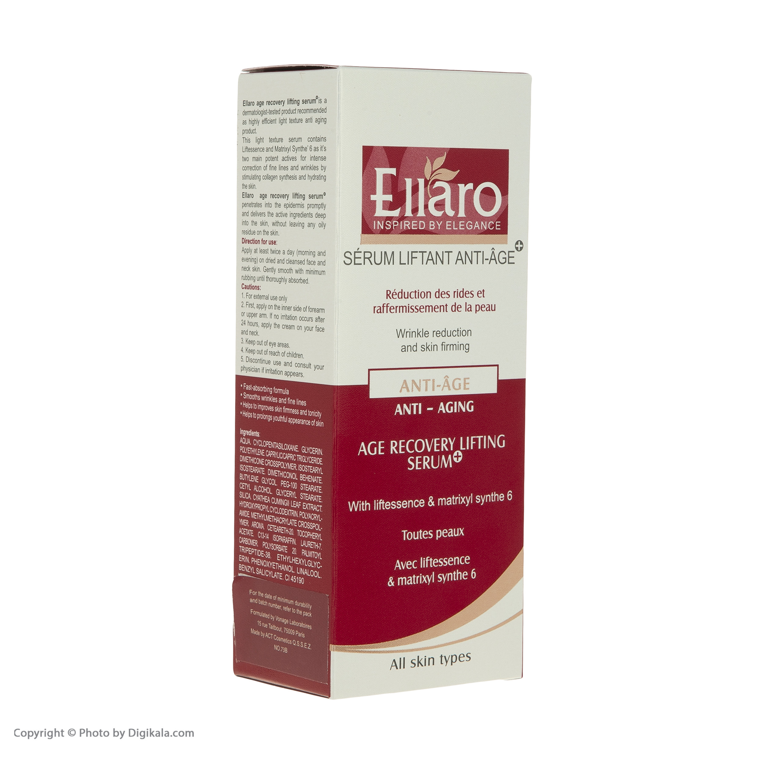 سرم ضد چروک و لیفتینگ قوی الارو مدل Anti Aging حجم 30 میلی لیتر سرم ضد چروک و لیفتینگ قوی الارو مدل Anti Aging حجم 30 میلی لیتر