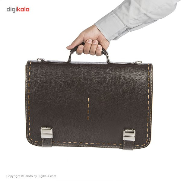 کیف اداری چرم طبیعی گالری کهن چرم مدل L30