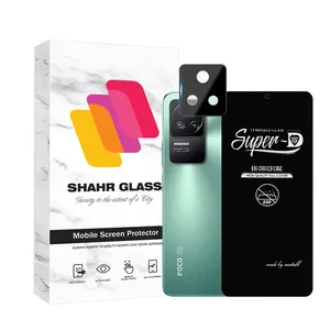 Shahr Glass SUPLNFUSH Screen Protector With Camera Lens Protector For Xiaomi Poco F4 / Redmi K50 / Redmi K50 Pro 