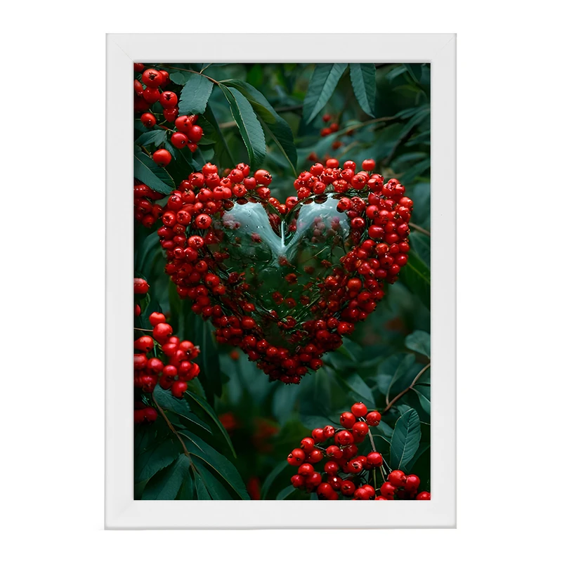 تابلو خندالو مدل قلب شیشه ای کد F8977