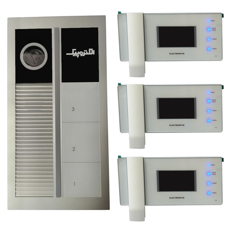 دربازکن تصویری الکتروپیک مدل 1096 کد 1071 مجموعه 4 عددی