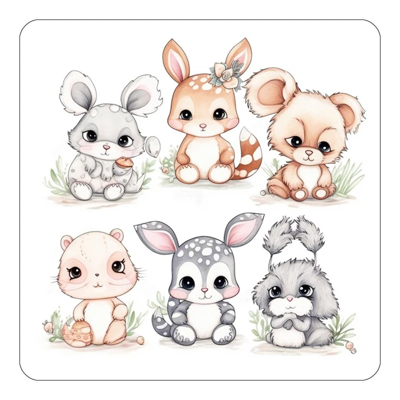 مگنت کاکتی طرح حیوانات کارتونی مدل mp28514