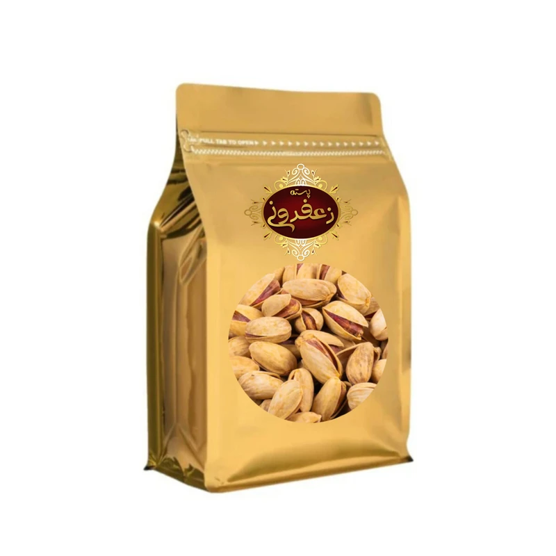 پسته اکبری زعفرانی شور مشهد - 500 گرم