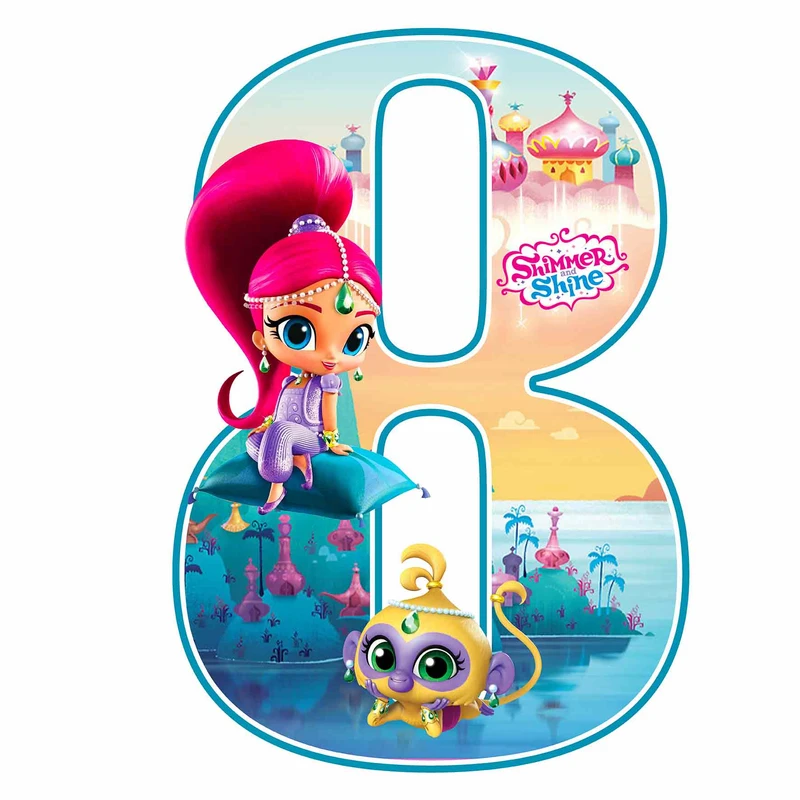 استند رومیزی مدل عدد 8 طرح شیمر و شاین کد 1541