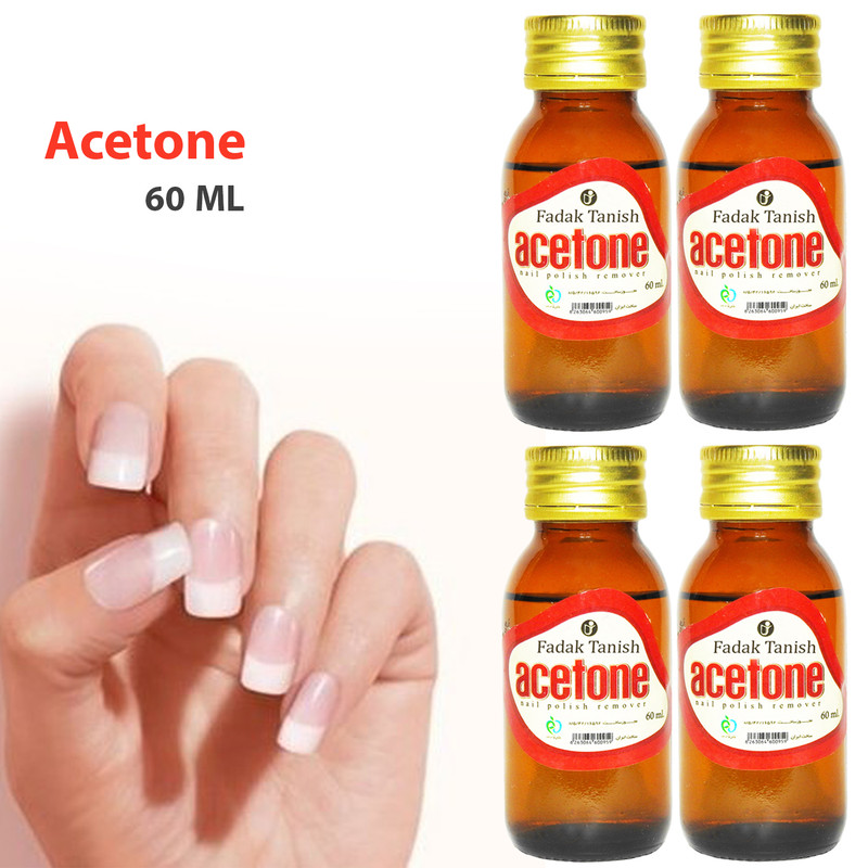 استون لاک پاک کن فدک تانیش مدل Gl حجم 60 میلی لیتر مجموعه 4 عددی