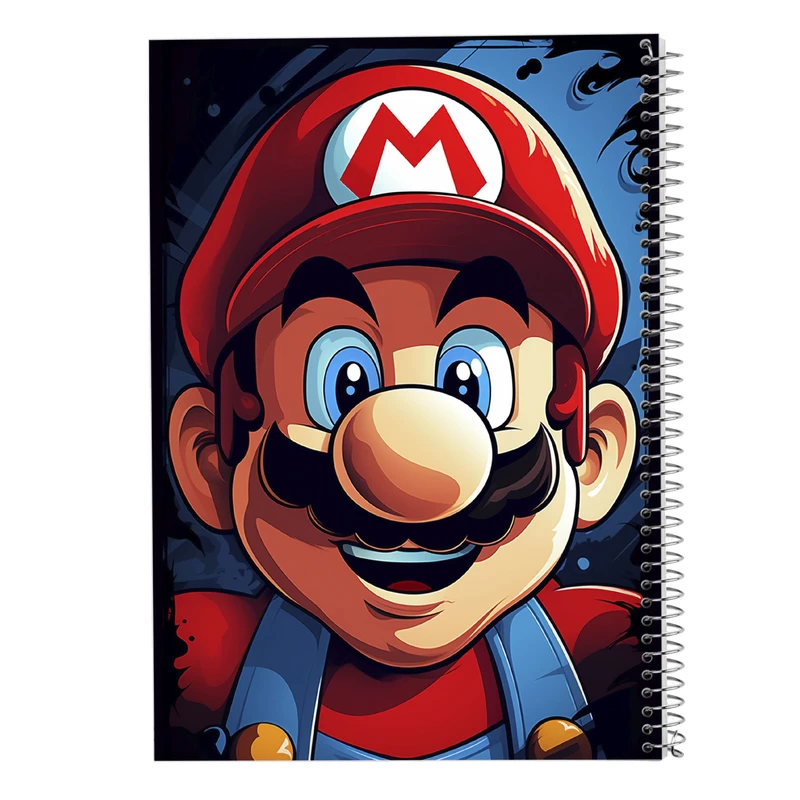 دفتر مشق 50 برگ مدوپد مدل سوپرماریو super mario کد DF2897