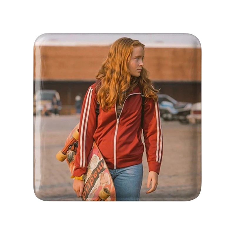 مگنت خندالو طرح مکس سریال استرنجر تینگز Stranger Things  مدل مربعی کد 19307