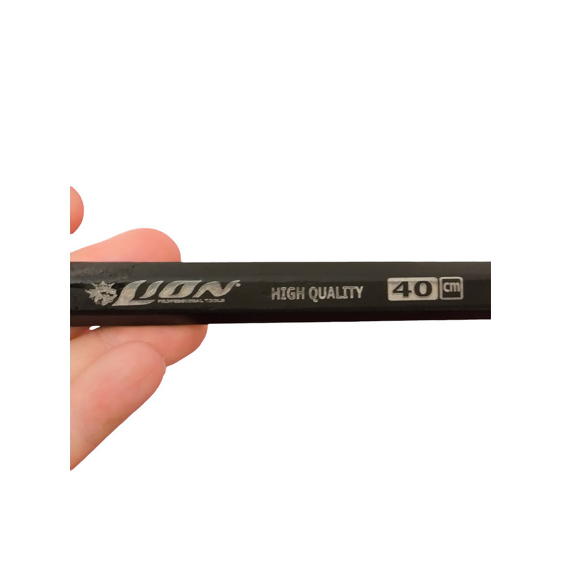 قلم ساختمانی نوک تخت لیون مدل روکش دار سایز 40 سانتی متر