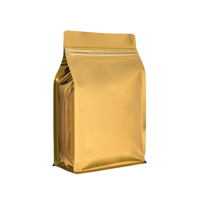پاکت زیپ دار مدل باکس پوچ متالایز 28x17 بسته 50 عددی
