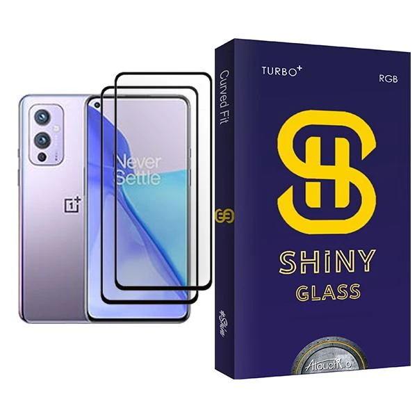 محافظ صفحه نمایش آتوچبو مدل Shiny Glass MIX002 مناسب برای گوشی موبایل وان پلاس 9 بسته دو عددی