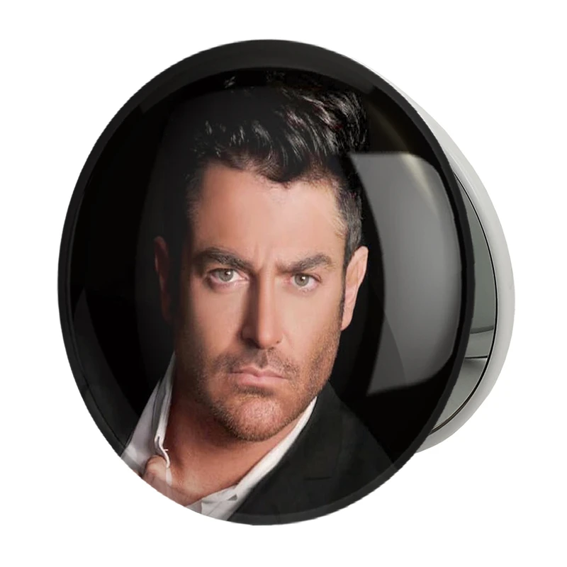 آینه جیبی خندالو طرح محمدرضا گلزار مدل تاشو کد 10454 