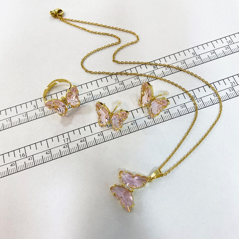 نیم ست زنانه مدل پروانه کد M3257