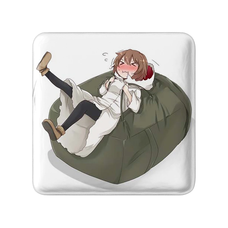 مگنت خندالو طرح لیلی انیمه دانماچی مدل مربعی کد 33532