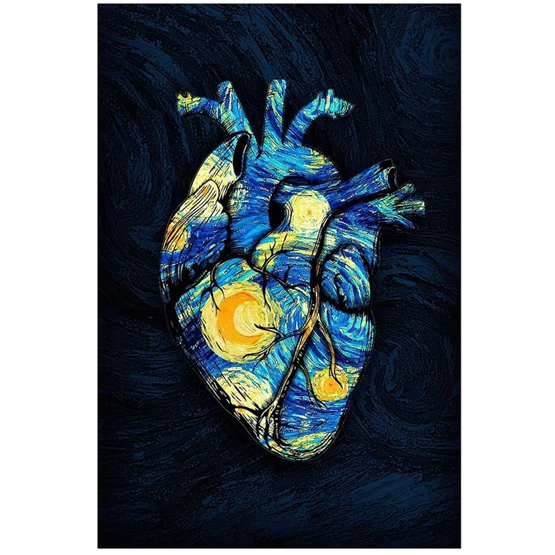 پوستر مدل ونگوگ VanGogh طرح شب های پرستاره کد 1050