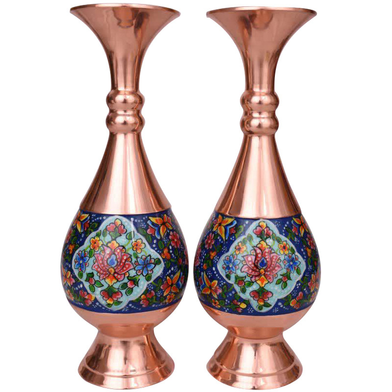 گلدان مسی مدل پرداز کد 1001 بسته 2عددی