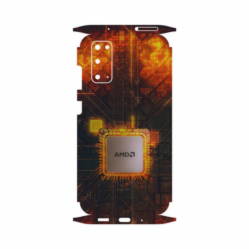 برچسب پوششی ماهوت مدل AMD Brand-FullSkin مناسب برای گوشی موبایل سامسونگ Galaxy S20