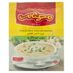 سوپ جو با قارچ مهنام مقدار 75 گرم