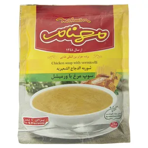 سوپ مرغ و ورمیشل مهنام مقدار 75 گرم