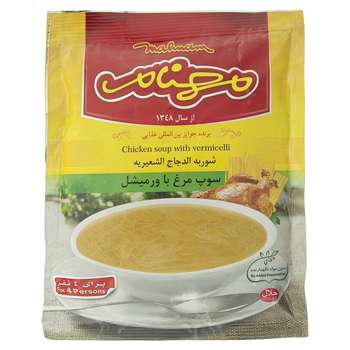 سوپ مرغ و ورمیشل مهنام مقدار 75 گرم