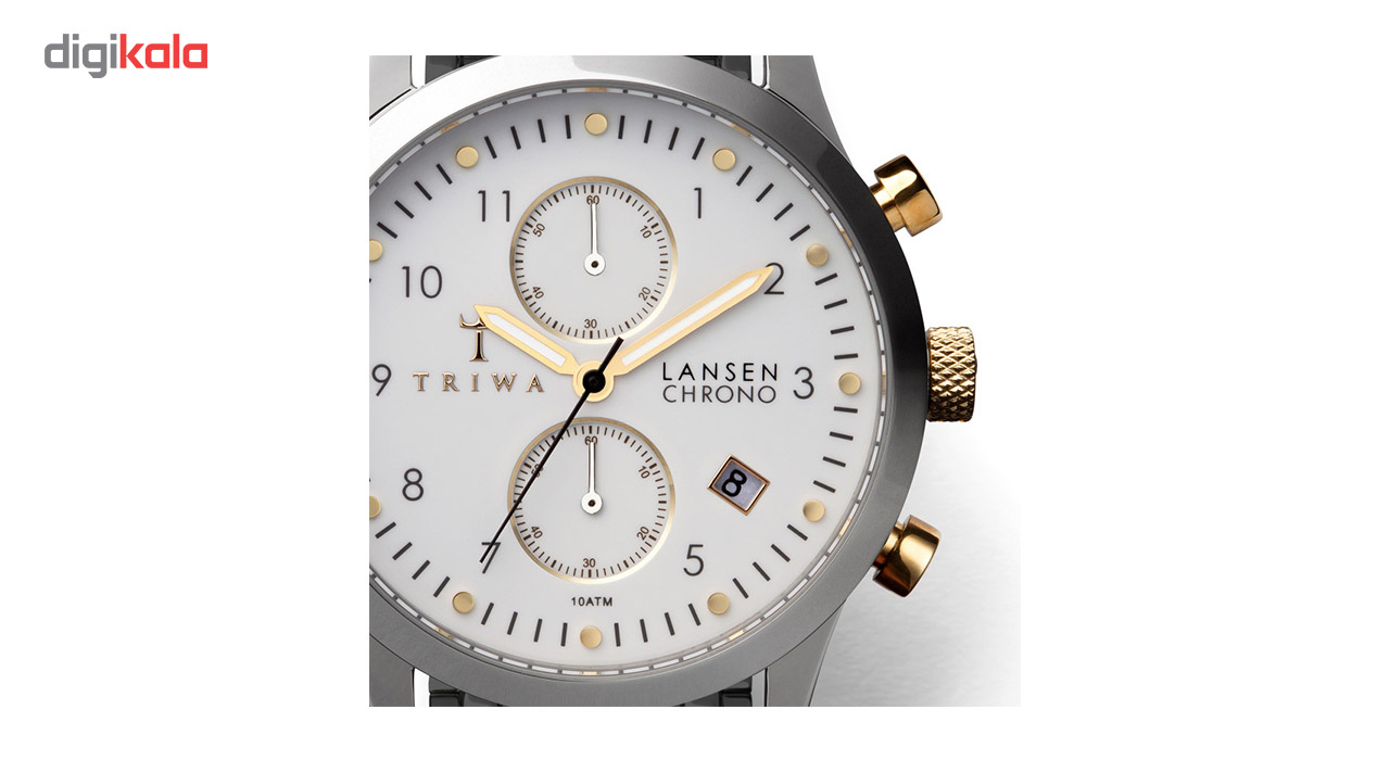 ساعت مچی عقربه ای تریوا مدل Ivory Lansen Chrono