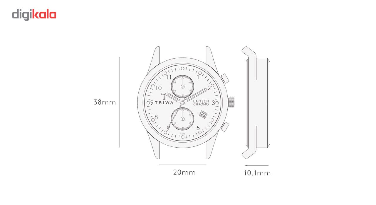 ساعت مچی عقربه ای تریوا مدل Ivory Lansen Chrono -  - 6