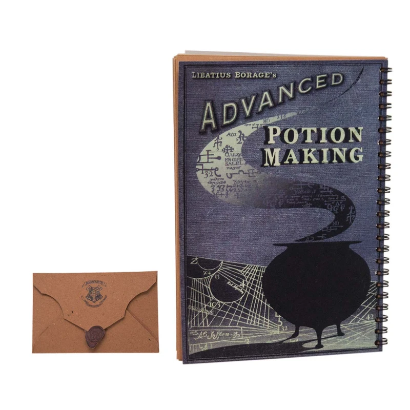 دفتر یادداشت 50 برگ بیگای استودیو مدل شاهزاده دورگه به همراه نامه ی هاگوارتز 