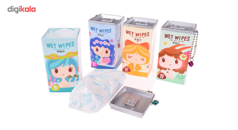 دستمال مرطوب مدل wet wipes 1 بسته 30 عددی