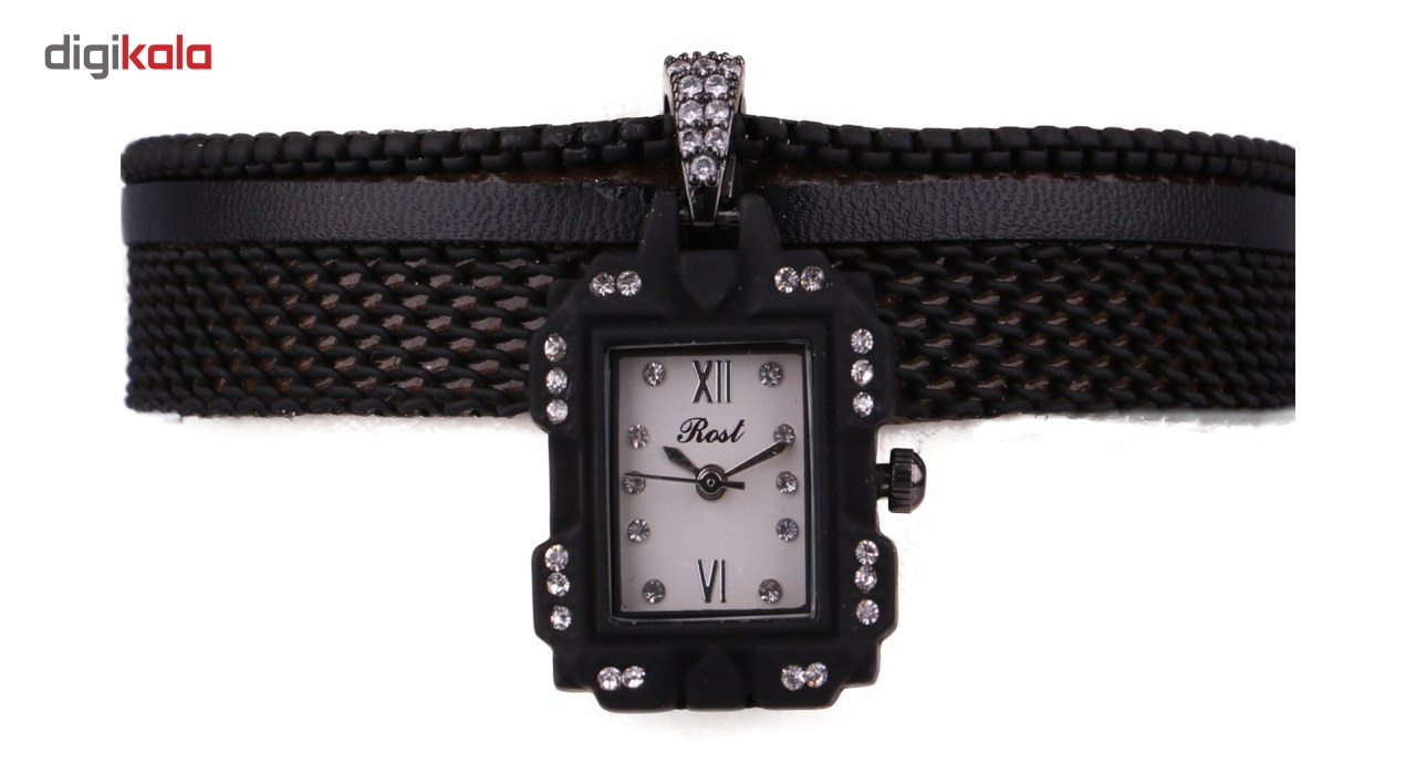 ساعت مچی زنانه Rost  کد 2010  Matte Black